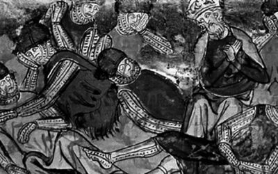 Odola xurrutan badoa, haragi puskak dardaran daude. Oh! Zenbat hezur karraskatuak! Zer odolezko itsasoa!