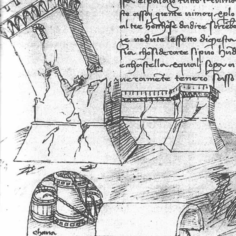 Dorre baten eraistea mina baten laguntzaz Erdi Aroan